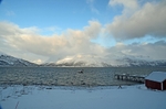 Ullsfjorden at Svensby, Troms, north Norway