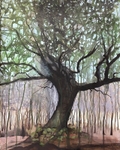 Wild Wood Drawing 10 56cm x 76cm Mixed Media on Paper