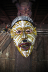 Traditional Iban mask in the Kuching area, Sarawak, Borneo, Ian Wade