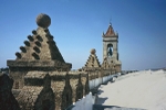 Roof crenellation & bell-tower