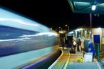 Train Arriving In Station