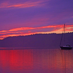 Sailboat @ Twilight Rothesay New Brunswick Canada