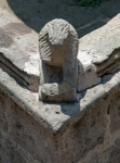San Agustín, cloister fountain lion