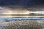 z2323 Winter Storm over Sandown Bay