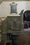 Santiago Apóstol, pulpit, papal tiara