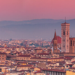 Florence Panorama from Piazza Michelangelo, Italy