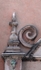San Ildefonso, façade detail, volute & finial