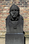 Bust of Tycho Brahe at the foot of the Round Tower (Rundetårn)