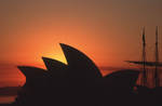 Sunrise after bushfires