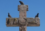 San Agustín, atrial cross, front crossing