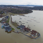 Yacht haven Lane Millidgeville Sping Flood 2018 NB Canada