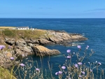 View from the cliff top.