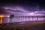 z4048 Electric Clouds over Bembridge Lifeboat Station