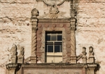 Façade, choir loft window