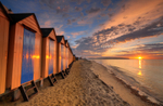 z1888 Beach Huts, Shanklin Chine