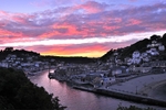 Sunset over the River Looe