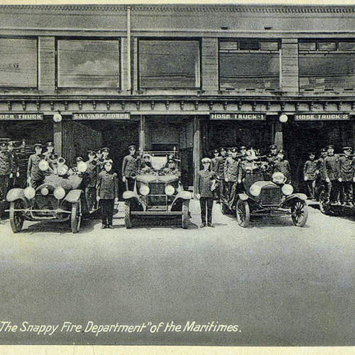 Vintage RPPC of the Sussex, New Brunswick Fire Department