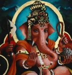 Ganesha in resin