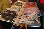 Exotic Food in Street Mkt., Bejing, China