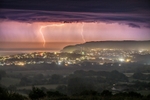 z4187 Distant Storm taken from Brading Down
