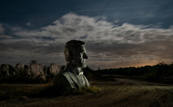 President Heads (Croaker, VA) | Somber Lincolm