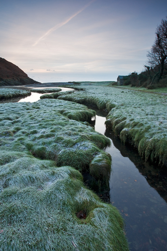 A cold morning at Cornaa. The sky looked perfect for a colourful sunrise but as the light increased, and my toes got…