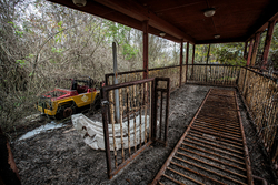 Abandoned Six Flags (New Orleans, LA) | Backlot Tour Bus Ride