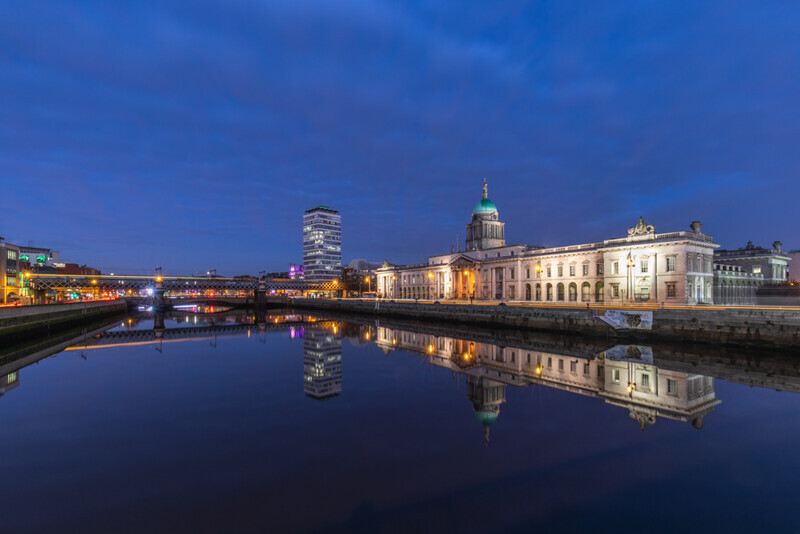 Custom House and Liberty Hall, Dublin