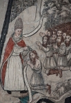 N wall mural, Augustinian Eremitic Life, detail