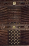 Alfarje ceiling with crossbeams, harneruelos & almizates
