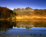 Langdale Pikes from Blea Tarn