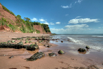 Ness Beach at low tide