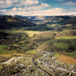 A00712E Comrie Village and the River Earn