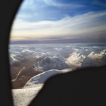 A21B Cockpit view of Drumalban mountain system Scotland