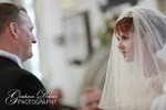 Bride & Groom at ceremony at Wedding at St. Hilary