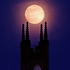Stone Church, Full Moon - 2, Saint John, NB, Canada