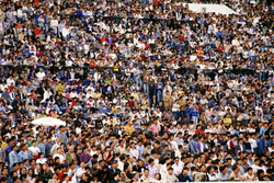 KM-384 Race crowd at Shatin - 1995