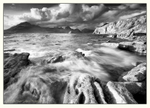 Elgol Beach - Skye BW