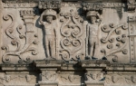 Façade architrave canephori (left)