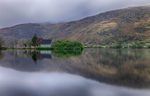 Reflections at Gougane Barra Lake, County Cork, Ireland.