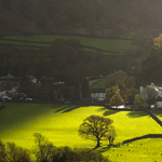 Rosthwaite light, English Lake District