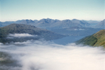 A00376B Ben Arthur Beinn Ime and Ben Vane from above Loch Lomond