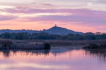 Dawn light over the Avalon Marshes