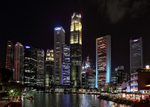 Boat Quay from Elgin Bridge, Singapore