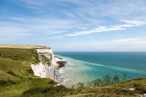 These high chalk cliffs look out onto the English Channel, giving far-reaching views towards the French coast. Taken…