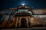 Abandoned Raja Mahal Fort, Orchha India | Moonlight