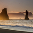 Sunrise, Reynisdrangar stacks
