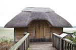 Bird hide at Llangors Lake