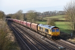 JL - 22.12.20 66785 Doncaster Decoy - Immingham, Knabb's Bridge