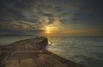 Sunrise on Lyme Regis Cobb, Dorset